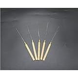 IDS Hair Extensions Loop, Micro Rings Links Beads, Needle Threader Wire Pulling Hook Tool, 5 Pcs