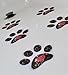 SlipRx USA Nonslip Bathtub Stickers Safety Adhesive Paw Print Treads | Large Decal Surface Area Shower Grip - 4