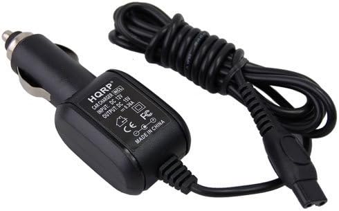 HQRP Car Charger DC Adapter Power Cord compatible with Philips QC5560 QC5570 QC5580 Headgroom Norelco 8170XLCC, 8171XL, 8240XL, 8250XL, 8251XL, 8260XL Razor / Shaver plus Coaster