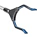 EJG Adjustable Length 30-44 inch Grip'n Grab Reach Tool Maximum 3LB Carrying Capacity Trash Grabber Pick-Up Grabber Garbage Picker (Blue)