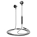 Earphones with Microphone and Volume Control Stereo In ear Headphones Earbuds for iPhone iPod iPad Samsung and More Android Smartphones,3.9 Ft/Black