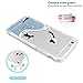 JAHOLAN iPhone 7 Case, iPhone 8 Case Amusing Whimsical Design Clear Bumper TPU Soft Case Rubber Silicone Cover for iPhone 7 iPhone 8 - Penguin Fly