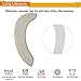 saounisi Toilet Seat Cover,Padded Toilet Seat Padded Cushion Warm Soft Fuzzy Round Elongated Washable Toilet Seat Warmer Large Beige 1 Pack