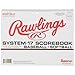 Rawlings Baseball Softball Scorekeeper Scorebook - Bundled with Lineup Cards and Covey Sports Pencil