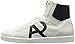 Armani Jeans Men's Classic AJ Logo HIGH TOP Sneaker Fashion, White, 44 EU/10 M US