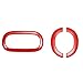 Opar Red Reading Light Cover Trim for 2011 - 2018 Jeep JK Wrangler Unlimited 4-Door - Set
