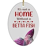 Purple Betta Fish Christmas Ornament 2024 - Its Not
