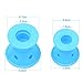 30 PCS Blue Hair Care Rollers Hair Curlers Silicone No Clip Hair Style Rollers Soft Magic DIY Curling Hairstyle Tools Hair Accessories