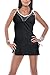 Womens Bathing Suits, Vintage Swimsuits Tankini Top and Skirt Bottom Two-Piece Suits Swimwear Set