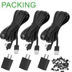 Uogw 3Pack Power Cable and Adapter Compatible with