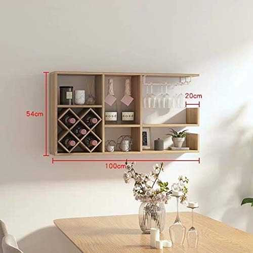 Armario De Pared Estante Del Vino Vino Moderno Color De La Pared