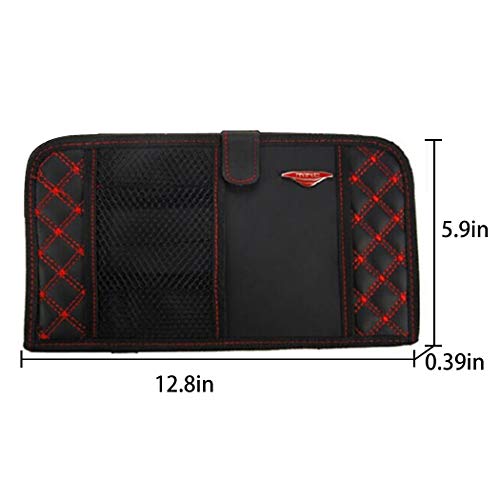 COOFIT CD or DVD Cars Sun Visor Organizer Multifunctional 12 Capacity CD Case Auto Accessories