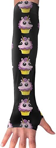 Unicorns Cup Cakes Outside Athletic Protective Arm Sleeves For Men Women Kids