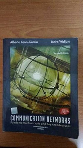 Communication Networks:Fundamental Concepts And... B008YF5BWK Book Cover
