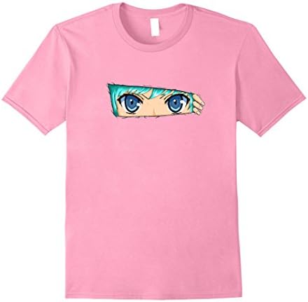 Mens Girl Eyes Face Expression Lover Gifts Funny Anime Tee Shirts XL Pink