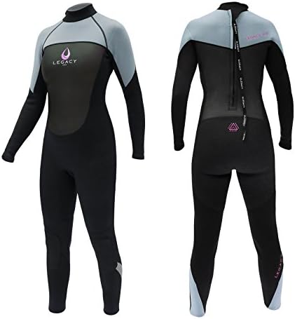 Legacy 3/2mm Womens Full Length Wetsuit Ladies Steamer XS-L
