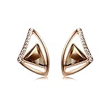 Adisaer 18k Gold Plated Stud Earrings for Womens