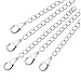 Beadaholique 324B-006 5-Piece Plated Chain Necklace Extender, 2-Inch, Silver