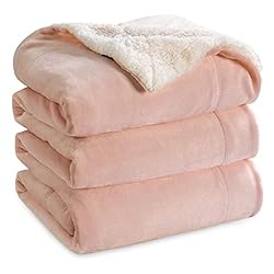 Bedsure Sherpa Fleece King Size Blanket for Bed