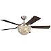 Parklake 52-in Brushed Nickel Downrod Mount Indoor Ceiling Fan with Light Kit and Remote
