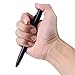 Weareal Tactical Pen for Military Gear Police SWAT EDC Black Ballpoint Pen with Glass Breaker Multifunctional Survival Tool (Black)