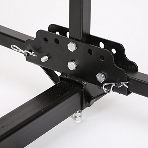 9TRADING 4 Bike Platform Style Bicycle Rider Hitch Mount Carrier Rack Sport Receiver, Free Tax, Delivered within 10 days