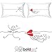 BoldLoft My Heart is After You Couple Pillowcases-His and Hers Gifts for Couples, Anniversary, Valentines Day, Couple Gifts for Him and Her-20