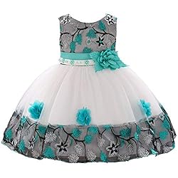 8 9T Green Princess Floral Flower Girl Dress Kids