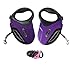 COLJOY Retractable Dog Leashes, Heavy Duty Nylon No Tangle Pet Leash Dog Lead 16ft for Small Medium Large Dogs up to 110lbs with One Button Break & Lock and Easy Instant Retraction, 1pc Purple