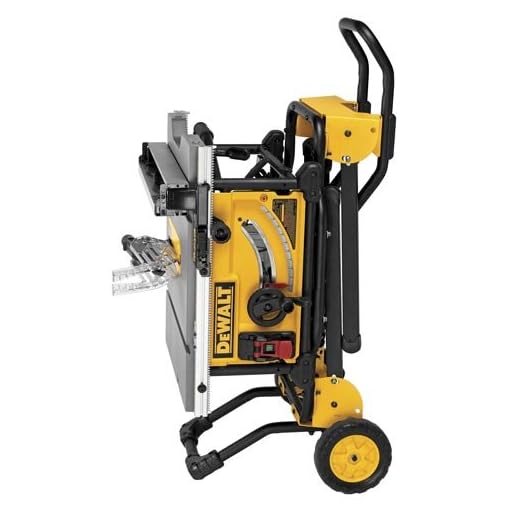 Dewalt Dwe7491rs 10 Inch Jobsite Table Saw With 32 12 Inch Rip Capacity And Rolling Stand