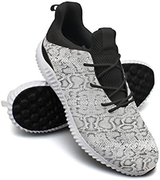 SHTAIYESY Snake Skin Care Women's Casual Lightweight Mesh Breathable Running Shoes Fashion Alpha Sneakers