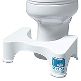 Squatty Potty The Original Bathroom Toilet Stool, 7" height, White, 7 Inch