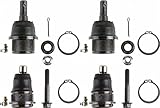 Prime Choice Auto Parts CK517-518 Set of 2 Upper and 2 Lower Ball Joints