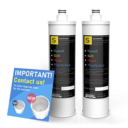 Frizzlife M3006 1st Replacement Filter Cartridge Set (2 Pack) For SK99 and SP99 Under Sink Water Filter System