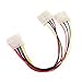 DTOL Computer Molex 4 Pin Power Supply Y Splitter Cable