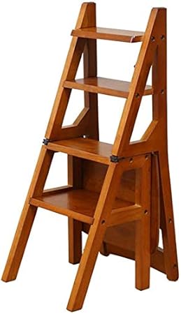Taburete Escalera Paso Escalera Plegable - Madera Maciza portátil