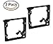 iMBAPrice IMBA-LV2-2 2-Gang Low Voltage Mounting Bracket for Drywall Outlet Cable Pass Through Wall Plates, Telephone Wires, Network Cable, HDMI, Speaker Wire, 2-Pack
