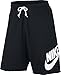 Nike Mens Sportswear Logo Shorts Black/White 836277-010 Size X-Large