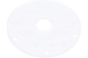 Wisoqu Router Base Plate, 5 3/4 Inches Diameter 1/4 Inch Thick Acrylic Universal Base with Screws, Fit for PR10E PR20EVS GKF1