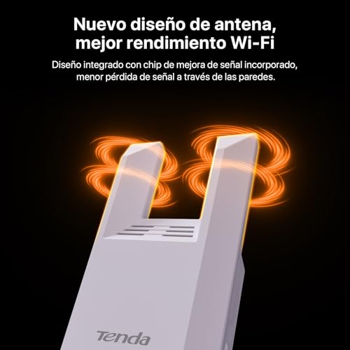 N300 Repetidor WiFi, Extensor Amplificador 2.4GHz 300Mbps, Instalación fácil, Puerto Ethernet 10/100 Mbos, Modo Ap, R10