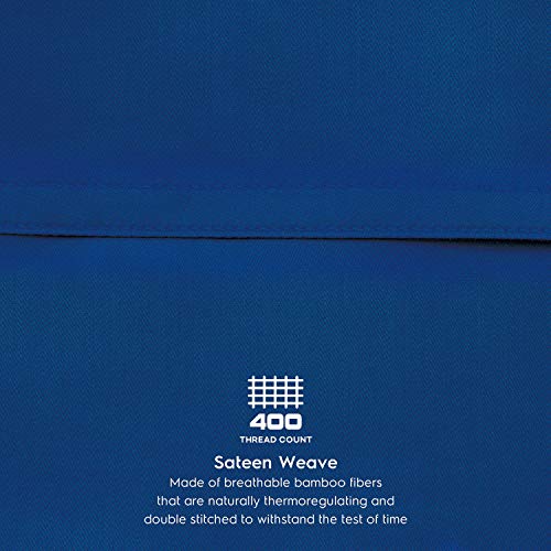 TAFTS Bamboo Sheets King Size 100 Bamboo Viscose Sheet Set 400TC