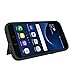 Samsung Galaxy S7 case, Incipio Stowaway, Credit Card Case with Integrated Stand Wallet Polycarbonate Rigid Cover  - Black