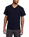 Russell Athletic Men's V-Neck Tee, Navy, Large