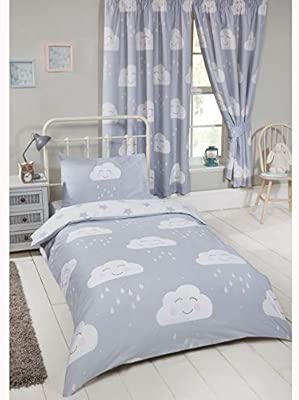 Price Right Home Happy Clouds Design Junior Duvet Cover Set