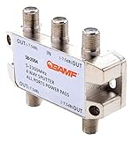 BAMF 4-Way Coax Cable Splitter Bi-Directional MoCA 5-2300MHz