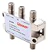 BAMF 4-Way Coax Cable Splitter Bi-Directional MoCA 5-2300MHz primary