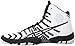 ASICS Men's Dan Gable Ultimate 4 Wrestling Shoe, White/Black/Aluminum, 8.5 M US