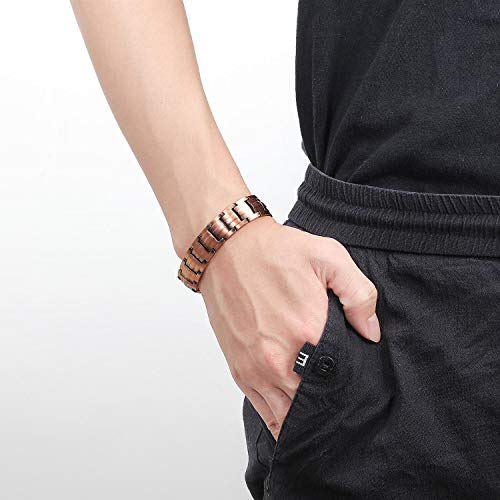 Copper and Bracelet for Men Large Copper Bracelet 8.5