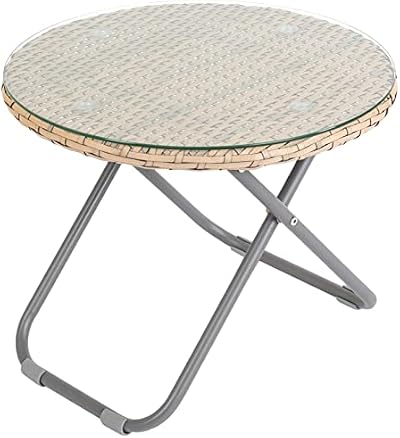 Dawsons Living Faux Rattan Bistro Set - Weather Resistant - Clay