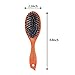 SOFOVIEW 2 Pack Boar Bristle Hair Brush Set for Women,Men and Kids - Natural Wooden Paddle Hair Brushes for Thin,Straight,Short Dry or Wet Hair - Restores Shine and Texture